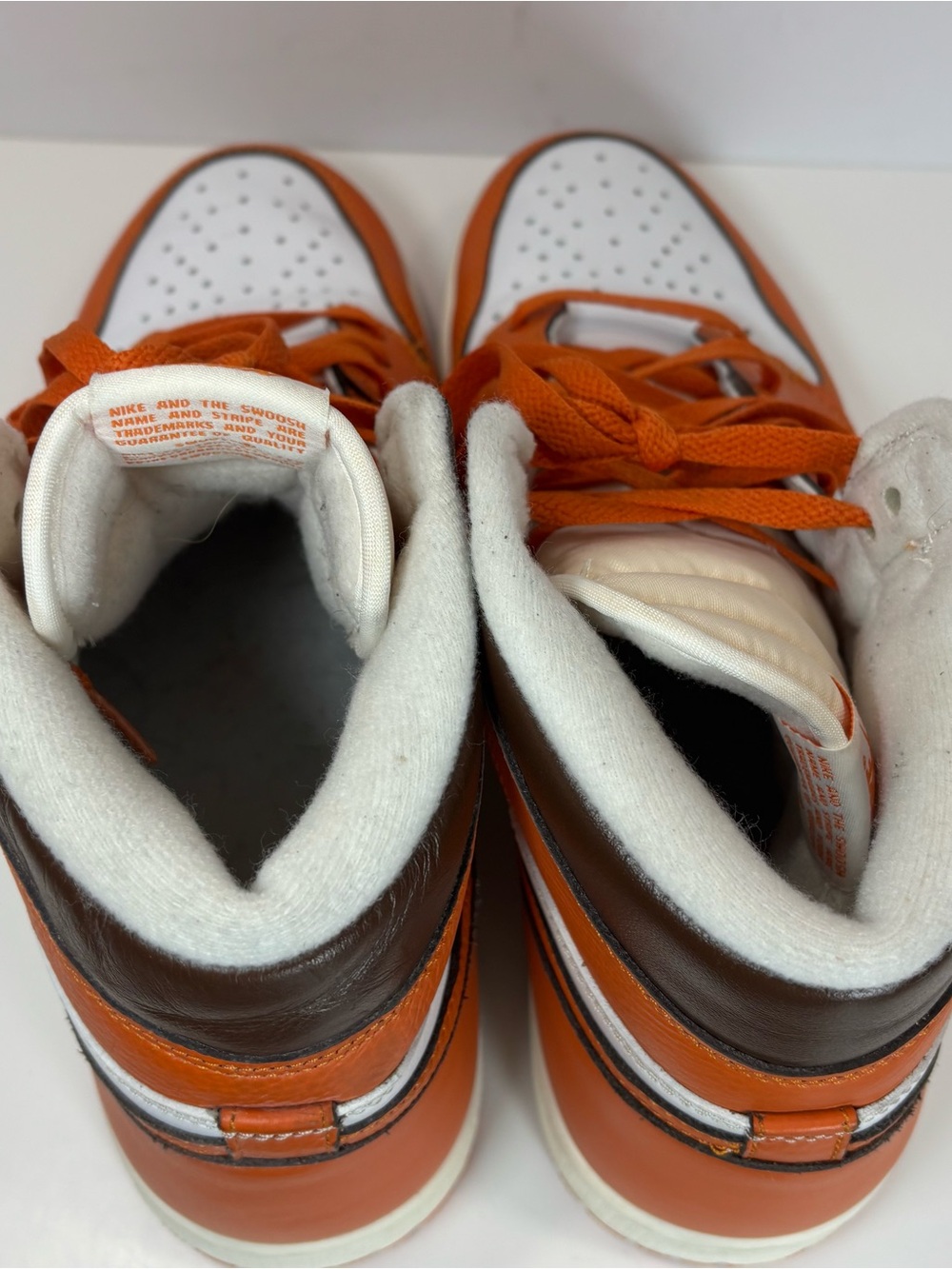 Nike Air Jordan 1 Retro High OG Starfish Men’s Sz 12.5 D09369-101 Orange - Picture 6 of 8